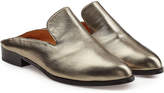 Robert Clergerie Metallic Leather Slip-On Loafers