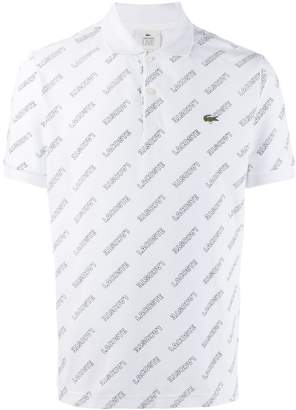 Lacoste Live Logo Print Polo Shirt