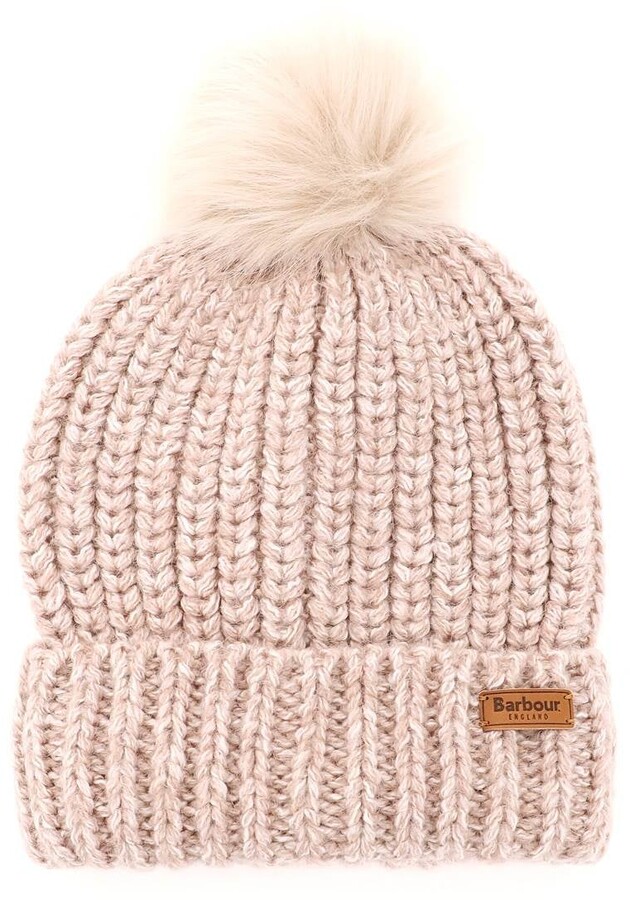 barbour bobble hat womens