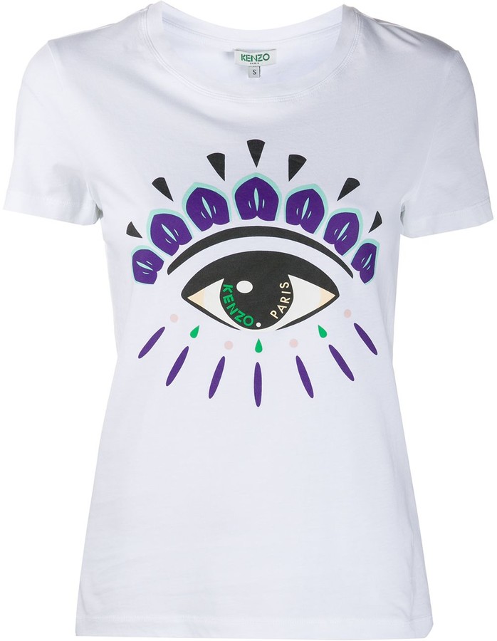 Kenzo Eye-print cotton T-shirt - ShopStyle