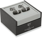 Thumbnail for your product : Tateossian Gunmetal-Tone Stainless Steel Cufflinks