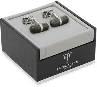 Tateossian Gunmetal-Tone Stainless Steel Cufflinks