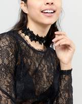Thumbnail for your product : Vanessa Mooney Cut Out Lace Choker With Gold Plated Detail