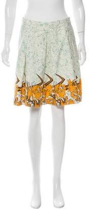 Proenza Schouler Printed Knee-Length Skirt