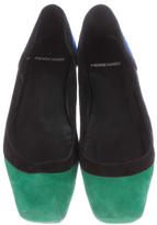 Thumbnail for your product : Pierre Hardy Suede Colorblock Flats