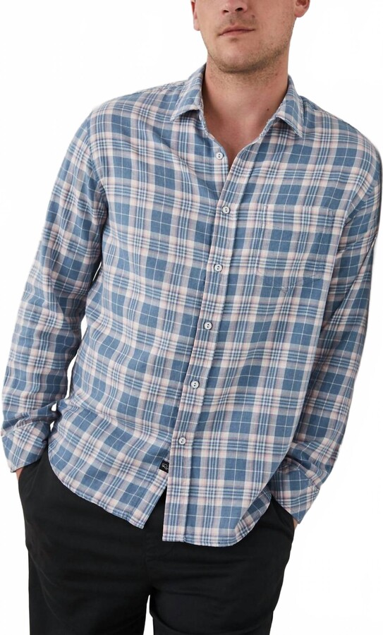 Rails Wyatt Shirt In Mediterranean Melon Melange