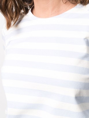 Ganni striped long-sleeve T-shirt
