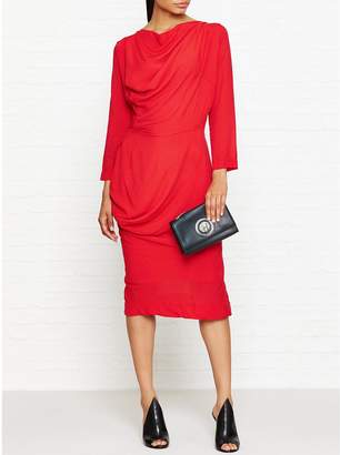 Vivienne Westwood New Fond Draped Dress - Red