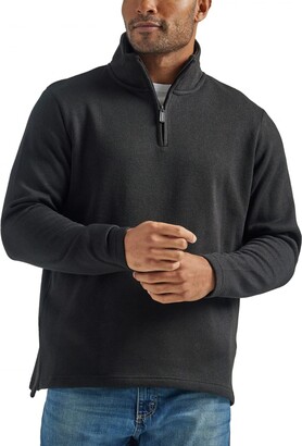 Wrangler Authentics Men's Long Sleeve Fleece Quarter-Zip - ShopStyle Half-zip  Sweaters