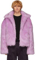 Thumbnail for your product : Landlord Purple Faux-Fur Capsule Jacket