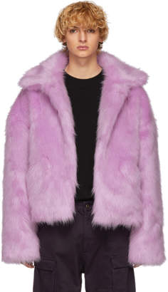 Landlord Purple Faux-Fur Capsule Jacket