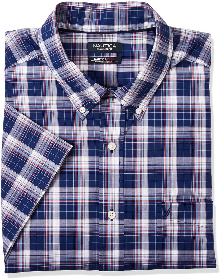 Nautica Blue Men's Short Sleeve Shirts | Shop the world's largest 
