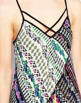 Thumbnail for your product : Warehouse Printed Double Layer Cami Dress