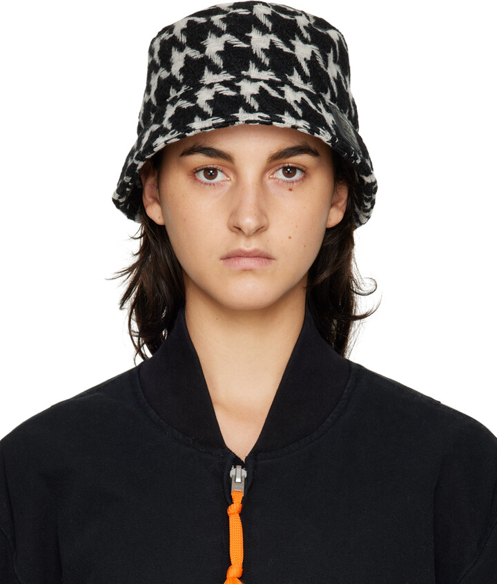 Ader Error Black Slant Bucket Hat - ShopStyle