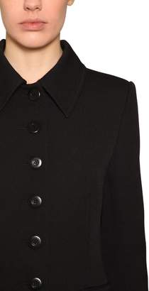 Givenchy Wool Drill Fitted Coat