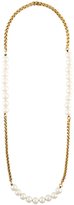 Chanel Vintage collier plaqué or 24ct à perles artificielles