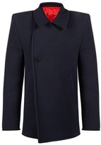 Thumbnail for your product : Balenciaga Structured Shoulder Peacoat - Navy