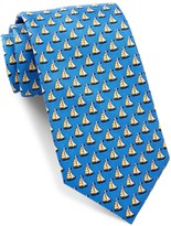 Thumbnail for your product : Tailorbyrd Silk Sailboat Tie
