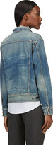 Thumbnail for your product : Rag and Bone 3856 Rag & Bone Blue Distressed Boyfriend Denim Jacket