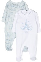 Thumbnail for your product : Kenzo Kids Pack Of Two Babygrow Set