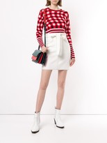 Thumbnail for your product : MSGM Contrast Stitch Skirt