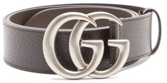 Gucci GG Leather Belt - Brown