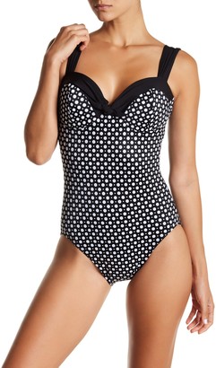 Miraclesuit Miracle Suit Polka Dot One-Piece Swimsuit
