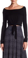 Thumbnail for your product : Clayton Long Sleeve Samantha Tie Top