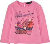 Thumbnail for your product : Miss Blumarine Candy pink cotton stretch jersey T-shirt