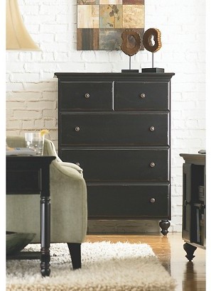 Thomasville Renovations by Westmont Collection 4 Drawer Dresser - Ebony