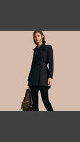Thumbnail for your product : Burberry Check Undercollar Cotton Gabardine Trench Coat
