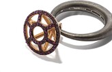 Thumbnail for your product : DALILA BARKACHE 18kt yellow gold ruby Cage ring
