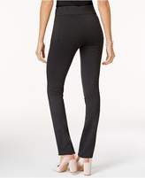 Thumbnail for your product : INC International Concepts Faux-Leather-Trim Straight-Fit Pants, Created for Macy's
