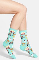 Thumbnail for your product : Hot Sox 'Breakfast' Crew Socks