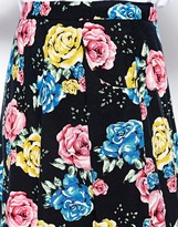 Thumbnail for your product : ASOS PETITE A-Line Skirt In Sweet Floral Print