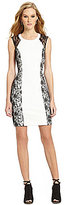 Thumbnail for your product : GUESS Scuba & Lace Sheath Dress