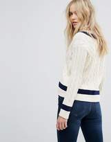 Thumbnail for your product : Polo Ralph Lauren Deep V-Neck Cricket Jumper