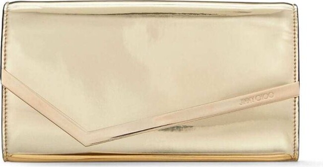 Jimmy Choo Emmie Mirrored Pouch Bag