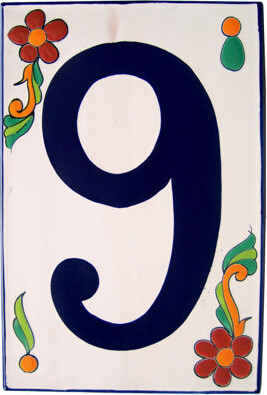 Fine Crafts Imports Big Talavera Ceramic Building Number Nine