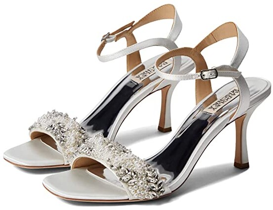 A-507 Clubwear Fashion Crystal Stone Women's Slip On 5" Heel Party Sandal. 
