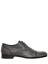 Thumbnail for your product : Bruno Magli Hammered Leather Derby Lace-Up Shoes