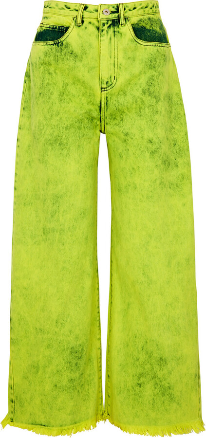 Marques Almeida Overdyed Wide-leg Jeans - ShopStyle