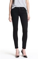 Thumbnail for your product : Paige Denim 'Skyline' Ankle Peg Skinny Stretch Jeans (Black Ink)
