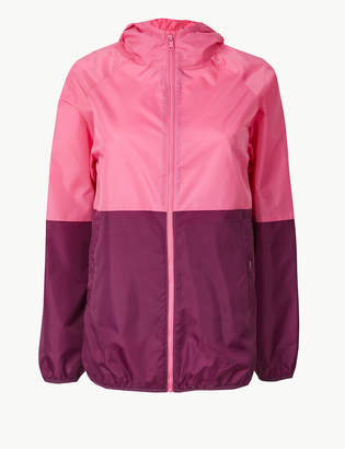 Marks and Spencer Colour Block Short Pack Away Parka