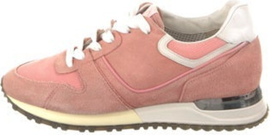 Pre-owned Louis Vuitton Women's Run 55 Sneaker In Pink. Size Us 7 / Lv 37.  Item 1aa16f