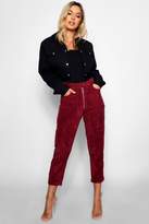 Thumbnail for your product : boohoo Petite Jumbo Cord Mom Jeans
