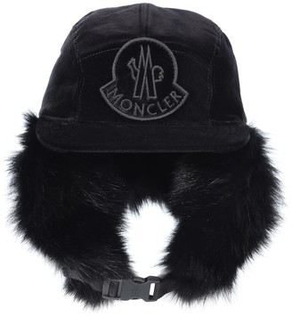 moncler fur hat