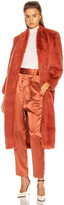 Thumbnail for your product : Mason by Michelle Mason Faux Fur Coat in Dune | FWRD