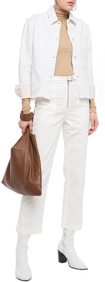 Rag & Bone Workwear Frayed Cotton And Linen-blend Jacket