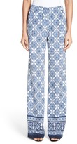 Thumbnail for your product : St. John Women's Kali Tile Print Stretch Silk Pants